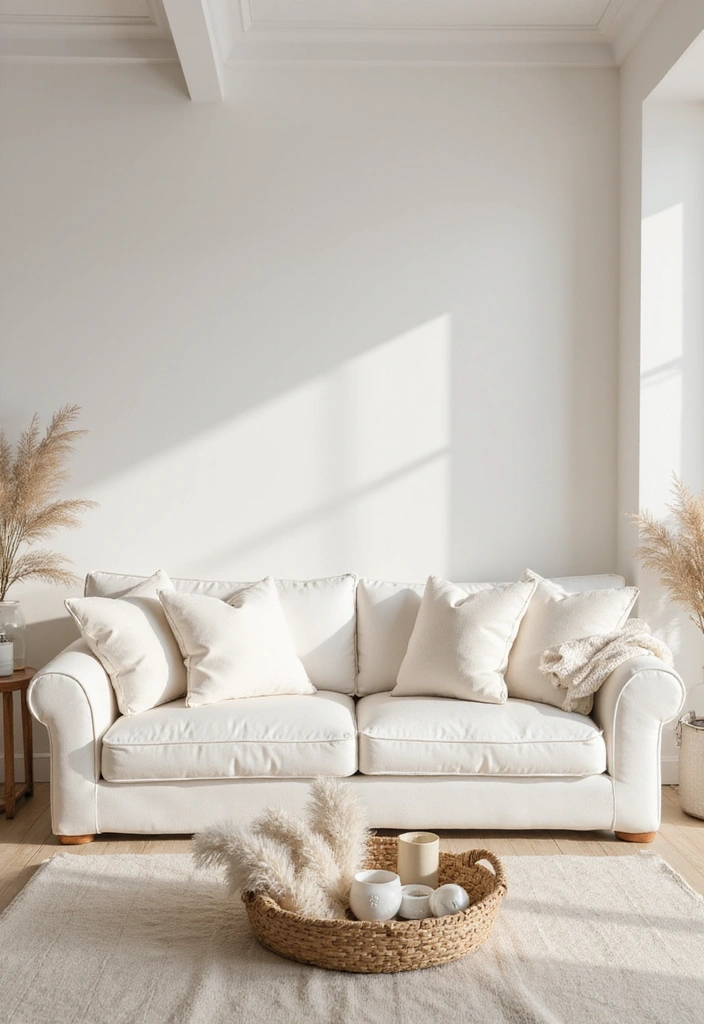 21 Stunning White Living Room Ideas That Will Leave You Breathless! - 14. Soft White Hues