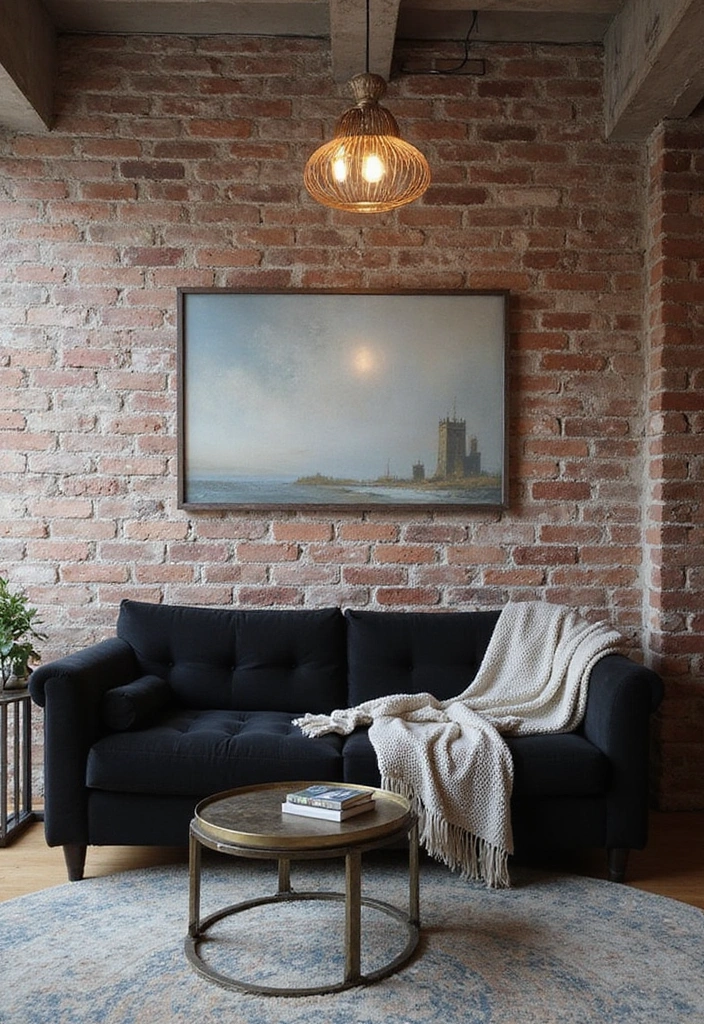 21 Dark Living Room Ideas That'll Make You Want to Curl Up with a Book! - 6. Urban Chic