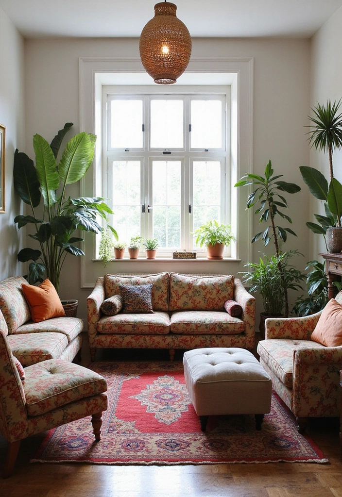 21 Bohemian Living Room Ideas That'll Transform Your Space into a Cozy Oasis! - 8. Eclectic Furniture Arrangement
