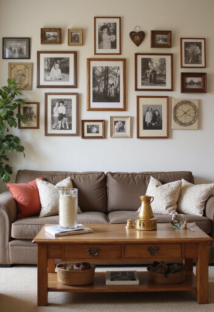 21 French Cottage Living Room Ideas That'll Make You Swoon! - 15. Personal Mementos