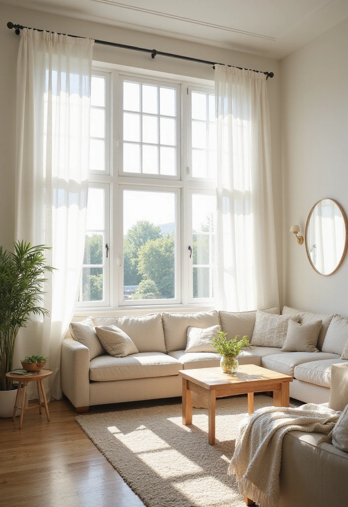 21 Green Living Room Ideas That'll Transform Your Space into a Sustainable Oasis! - 4. Natural Light Emphasis