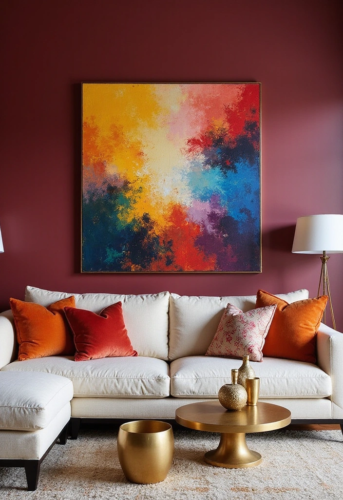 21 Luxury Living Room Ideas - 2. Bold Color Palettes