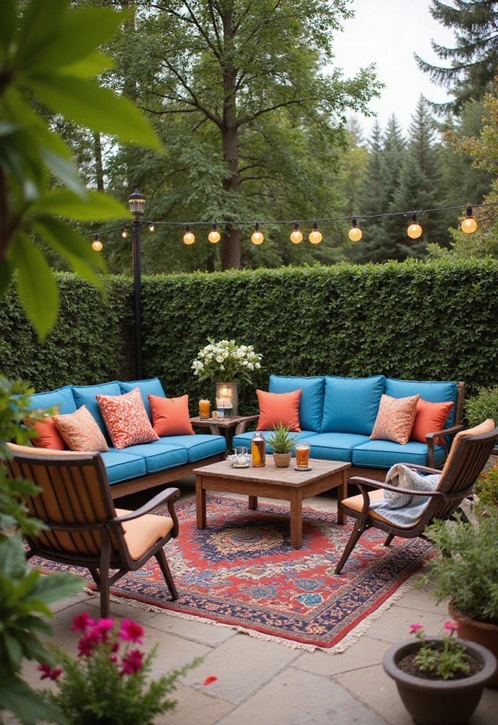 21 Outdoor Living Room Tips That Will Transform Your Space! - 1. Cozy Seating Arrangements