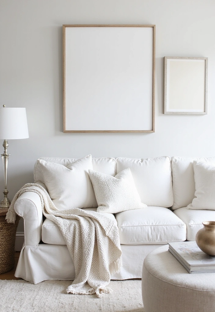 21 Stunning White Living Room Ideas That Will Leave You Breathless! - 20. Monochromatic White Palette