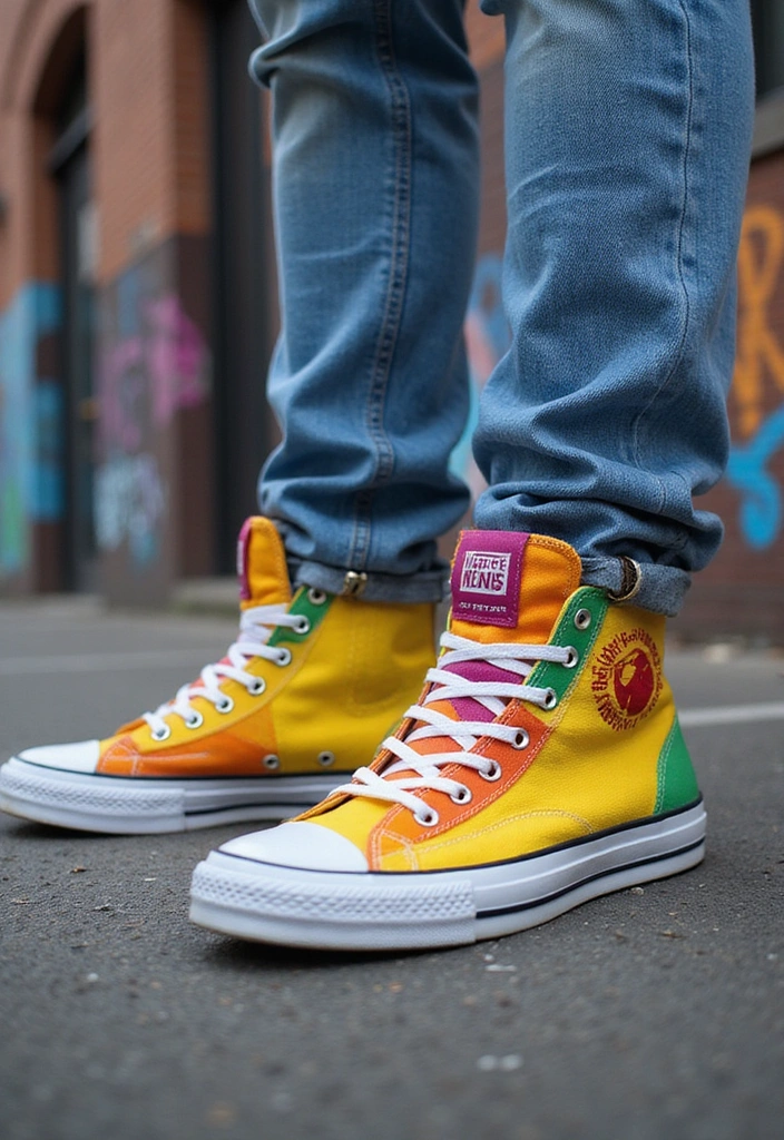 10 Best Sneakers to Wear With Jeans: A Stylish Guide - 2. Stylish High-Tops