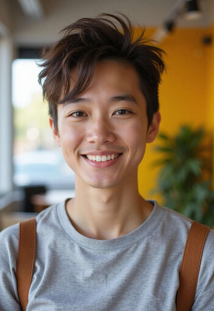 21 Spiky Hair Techniques for Young Professionals - 15. The Spiky Half-Up Style