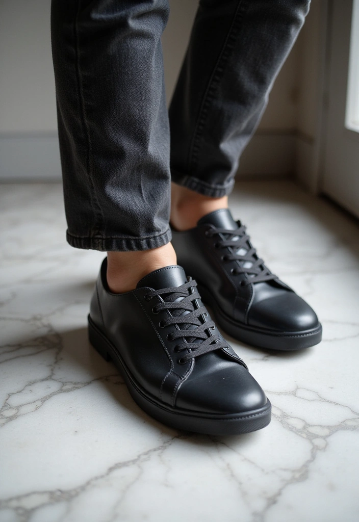10 Best Sneakers to Wear With Jeans: A Stylish Guide - 8. Luxe Leather Sneakers