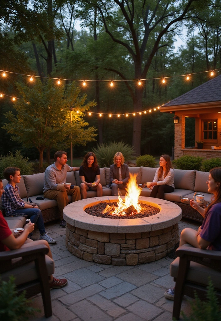 21 Outdoor Living Room Tips That Will Transform Your Space! - 6. Incorporate a Fire Feature