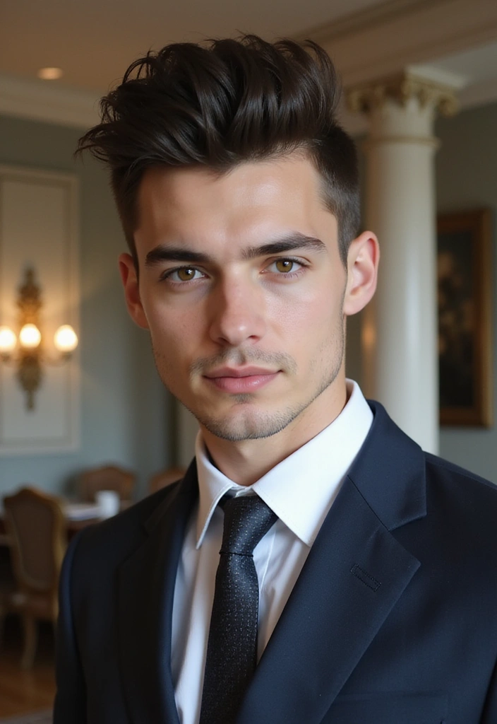 21 Spiky Hair Techniques for Young Professionals - 7. The Spiked Pompadour