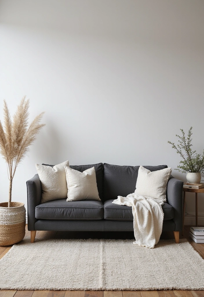 23 Dark Gray Sofa Living Room Ideas That’ll Transform Your Space (You Won't Believe #11!) - 19. Sophisticated Neutrals