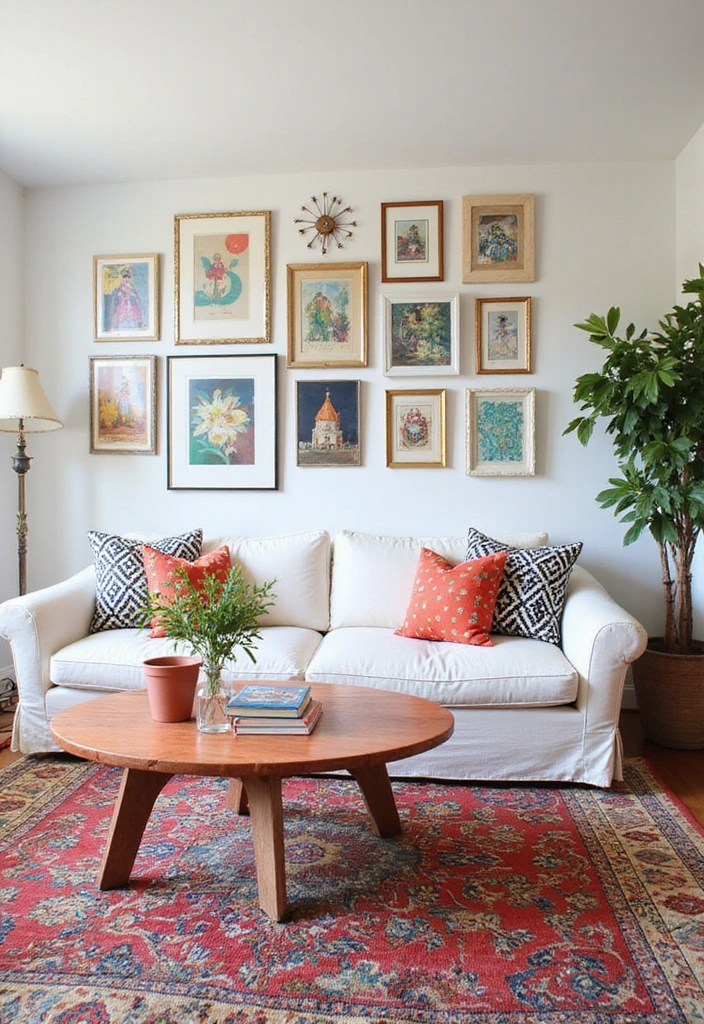 21 Stunning White Living Room Ideas That Will Leave You Breathless! - 5. Eclectic White Decor